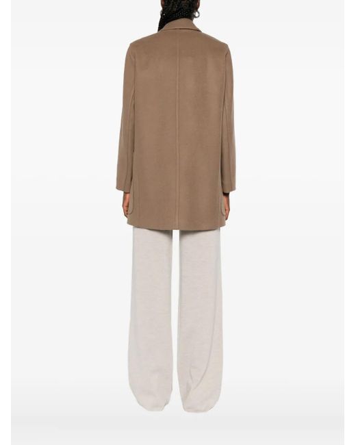 Max Mara Brown Doppelreihiger Anzug mit aufgesetzten Taschen