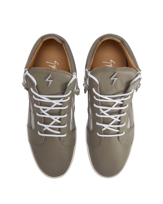 Giuseppe Zanotti Brown Frankie Leather High-top Sneakers for men