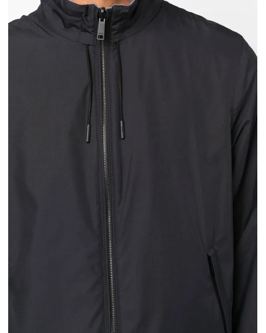 Zegna Black Reversible Zip-Up Sports Jacket for men