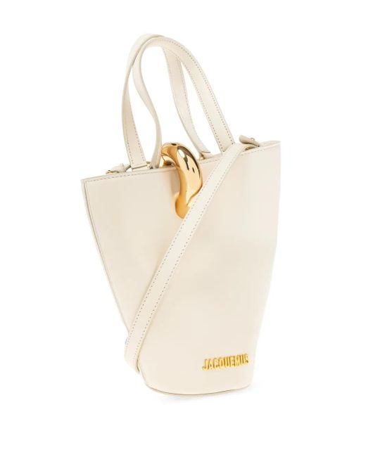 Jacquemus White Le Petit Bambola Tote Bag