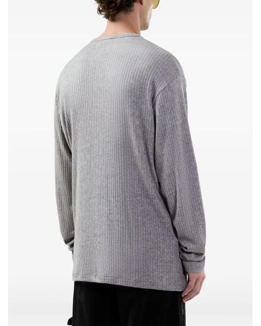 Camiseta con botones Gcds de hombre de color Gray