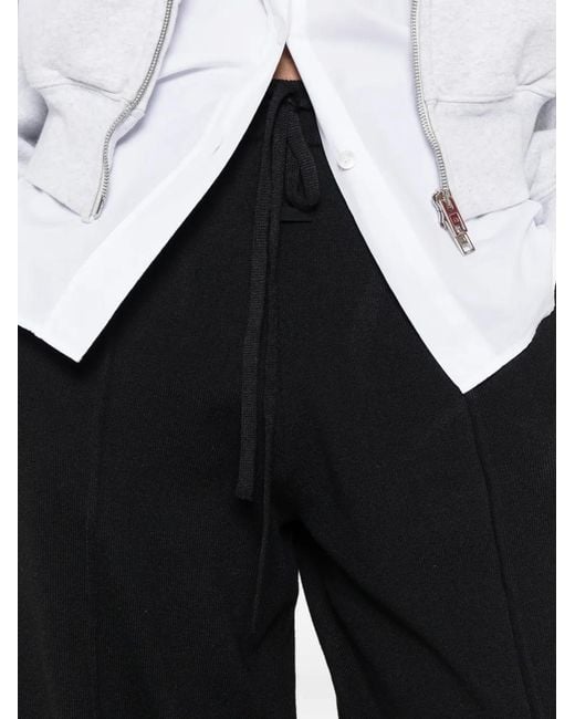 Fear Of God White Drawstring Wide-Leg Trousers