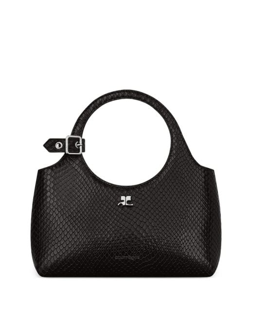 Borsa A Spalla Holy Mini di Courreges in Black