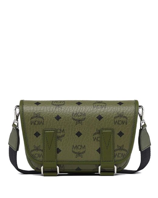 Mini Sacoche Aren Visetos MCM en coloris Green