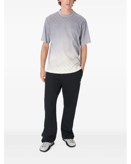MARINE SERRE T-Shirt Met Moon-Print in het White