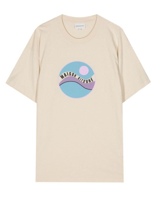 Maison Kitsuné Natural Pop Wave T-Shirt