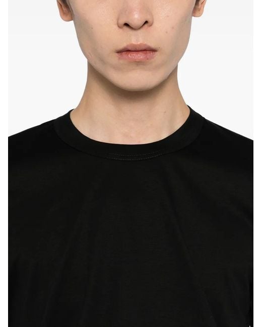 Noir Kei Ninomiya Black Cotton T-Shirt