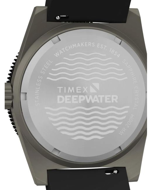 Timex Black Deepwater Reef 41Mm Watch for men