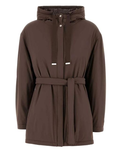 Herno Brown Stretch Nylon Jacket