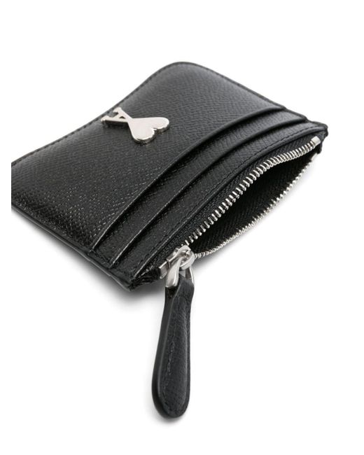 AMI Black Ami De Coeur Leather Cardholder