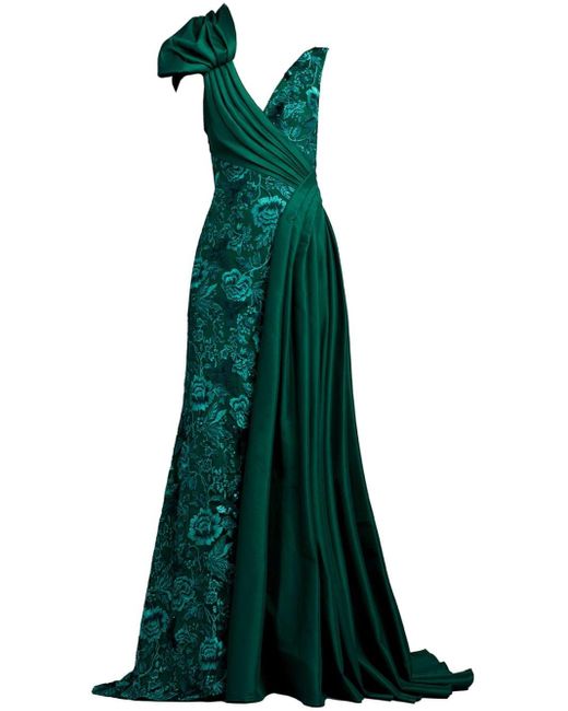 Tadashi Shoji Drapiertes Abendkleid in Grün | Lyst AT