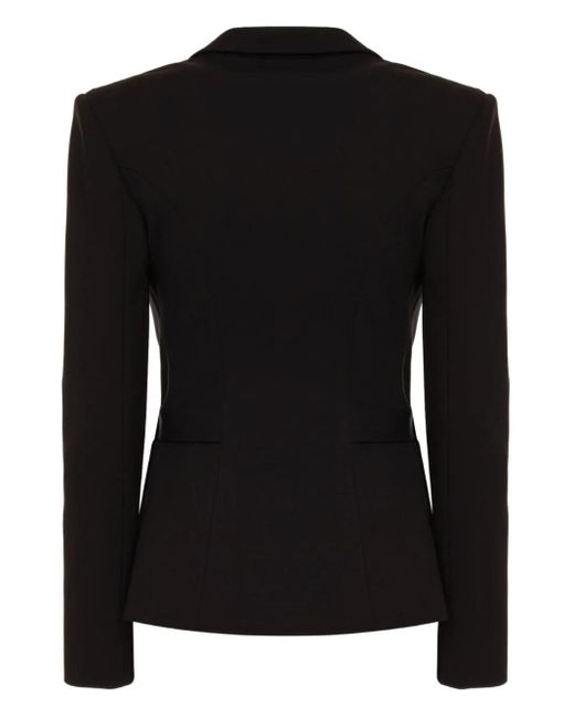 Just Cavalli Black Single-Breasted Jacket
