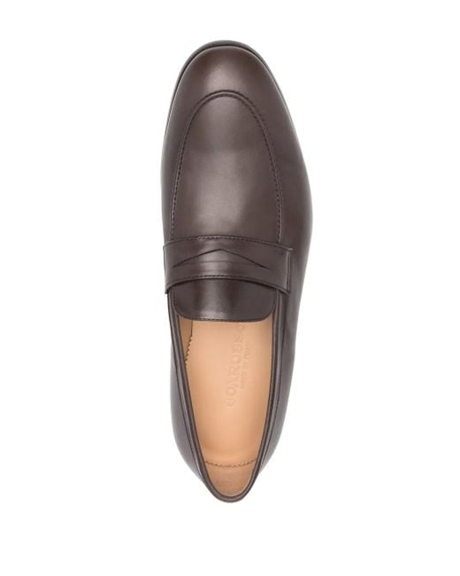 Scarosso Brown Marzio Leather Loafers for men