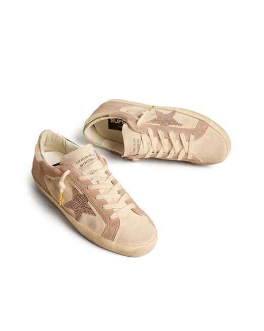 Golden Goose Deluxe Brand Natural Super-Star Sneakers