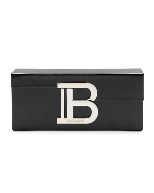 Balmain Gray B-Grand Rectangle-Frame Gradient Sunglasses