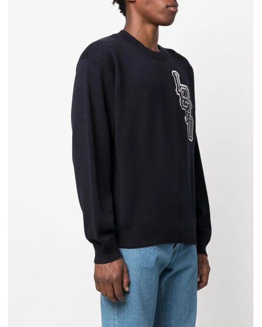 KENZO Blue "Tiger Varsity" Jersey for men