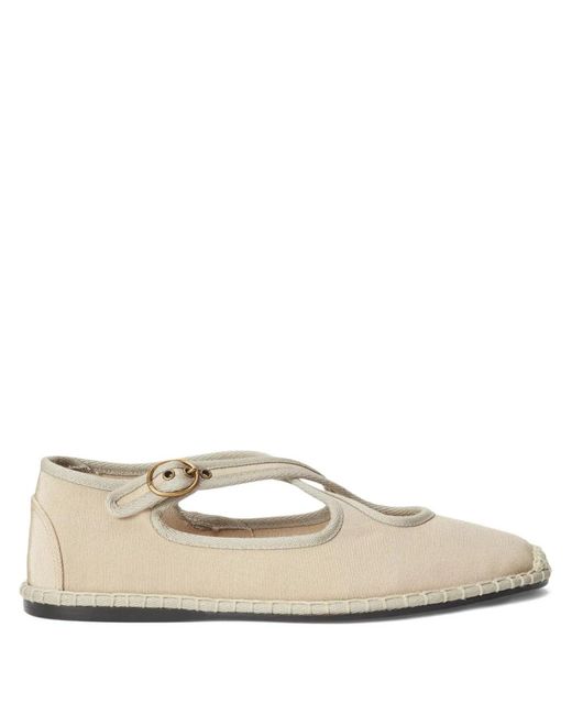 Polo Ralph Lauren White Crisscross Buckled Espadrille