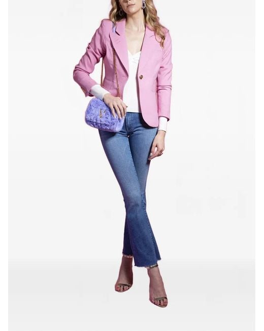 Smythe Pink Buttoned Blazer