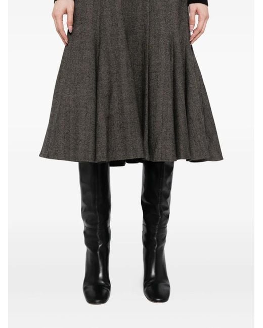 JNBY Gray Wool Skirt