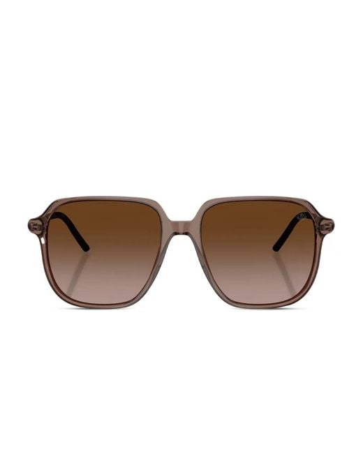 Moncler Brown Square-Frame Sunglasses