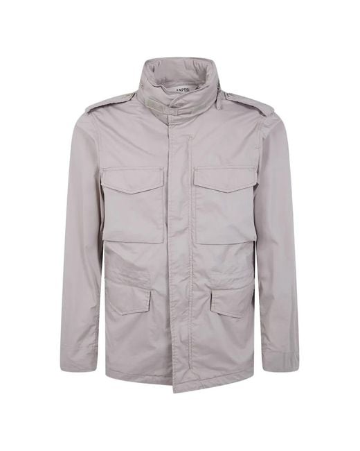 Chaqueta Con Bolsillo Aspesi de hombre de color Gray