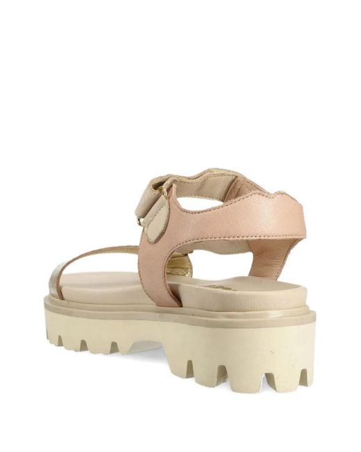 Blauer Natural 55Mm Elsie Leather Platform Sandals