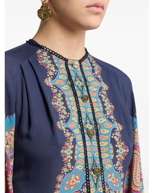 Etro Blue Midi Dresses