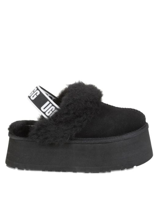 Ugg Funkette Platform Mules Black