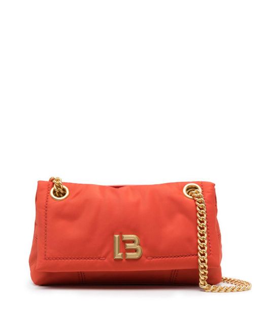 Bolso de hombro pequeño con letras del logo Bimba Y Lola de color Red