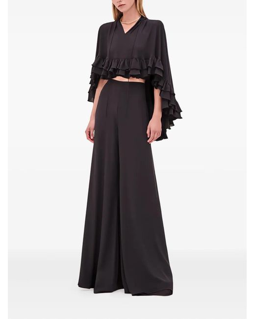 Alexis Black Cortese Ruffled Blouse