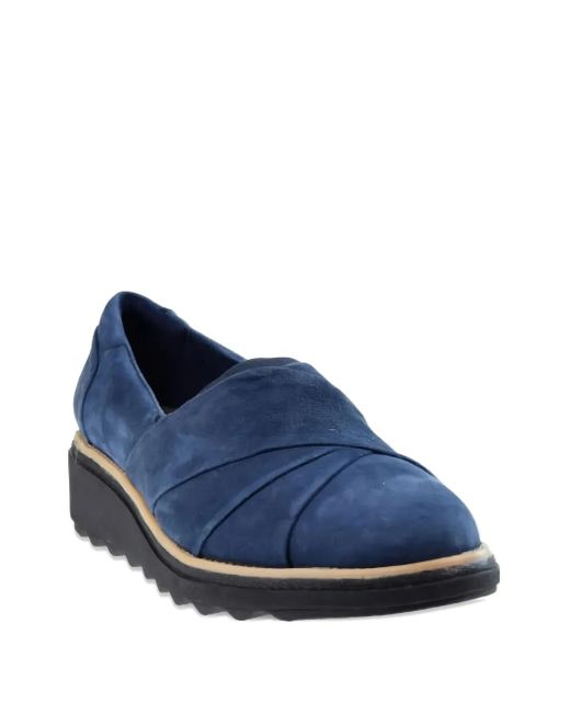 Clarks Blue Sharon Loafers
