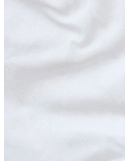 Etro White Button-Down Poplin Shirt for men