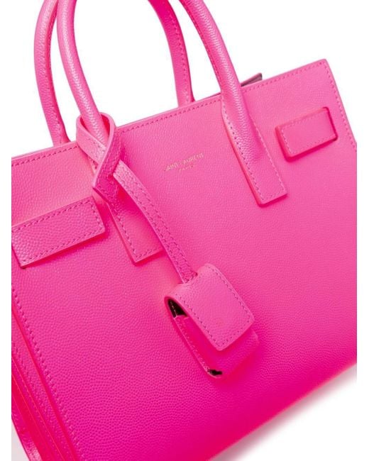 Bolso shopper Sac de Jour Saint Laurent de color Pink