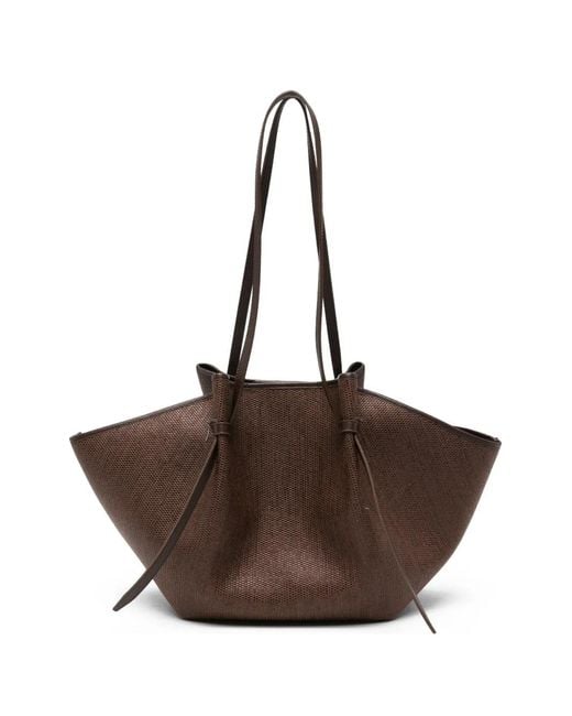 Yuzefi Brown Large Mochi Shoulder Bag