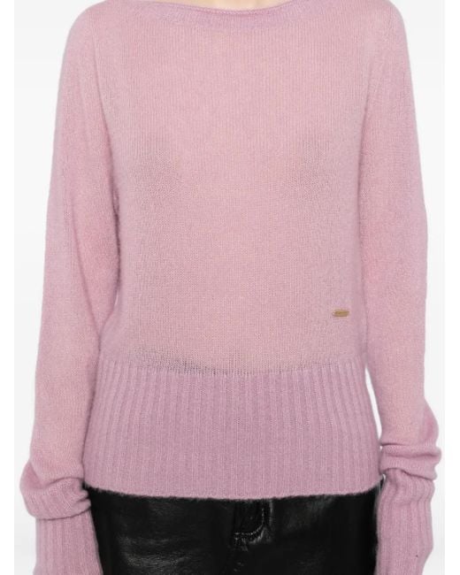 Tom Ford Pink Boat-Neck Sweater