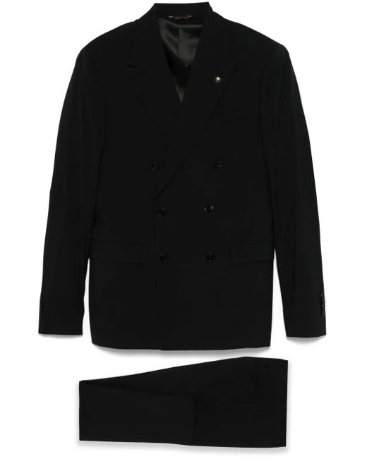 メンズ Manuel Ritz ダブルスーツ Black