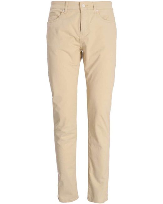 Boss Natural Delaware Mid-rise Chino Trousers for men