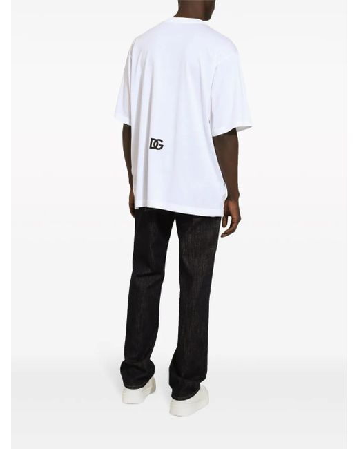 Dolce & Gabbana White T-Shirt for men