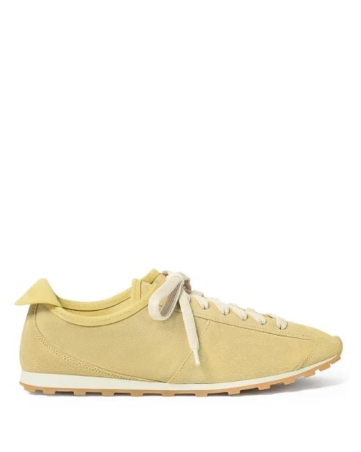 Jacquemus The Tennis スエード レースアップ スニーカー Yellow