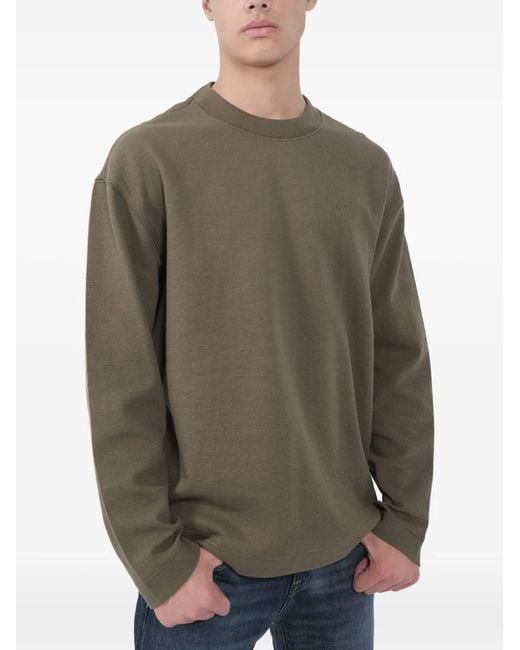 NN07 Green Round Neck Sweatshirt for men