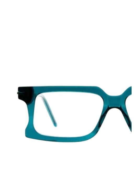 Kuboraum Blue Square Glasses for men