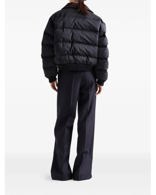 Prada Black Logo Down Jacket