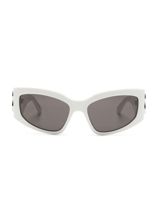Balenciaga Gray Bossy Butterfly-frame Sunglasses