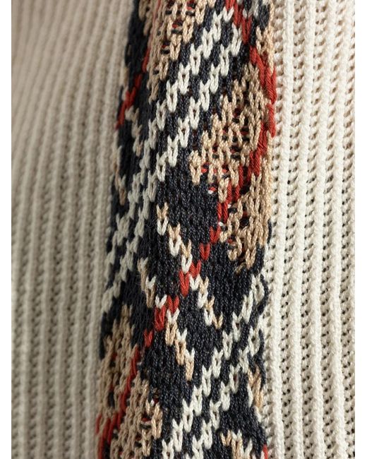 Burberry White Button-Fastening Polo Shirt for men
