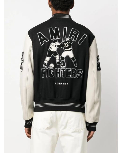 Amiri Black Wool Jacket for men