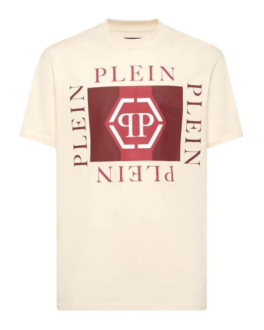 Philipp Plein T-Shirt Mit Logo-Print in Pink für Herren