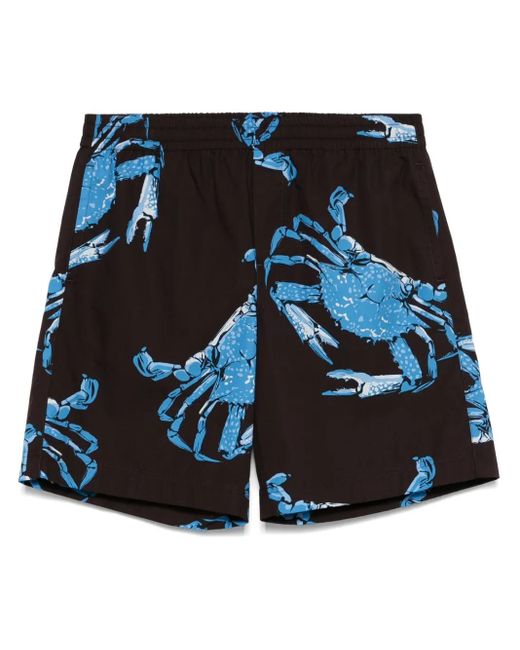 Bermudas Con Estampado Gráfico MSGM de hombre de color Blue