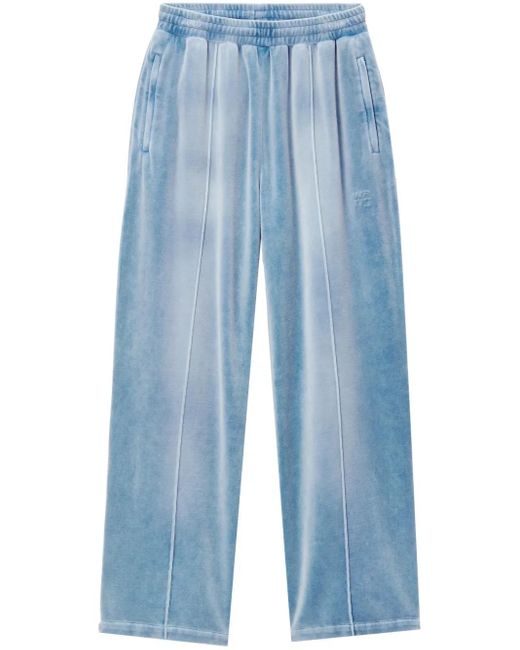 Alexander Wang ベルベット トラックパンツ Blue
