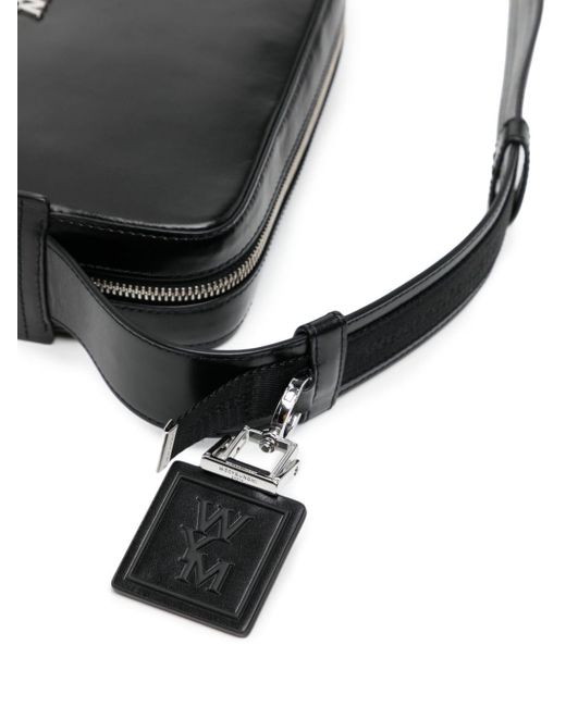 WOOYOUNGMI Logoengraved Messenger Bag in Black for Men Lyst