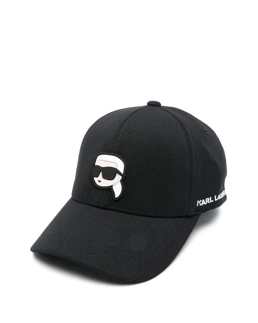 Karl Lagerfeld Black Ikon Karl Cap for men